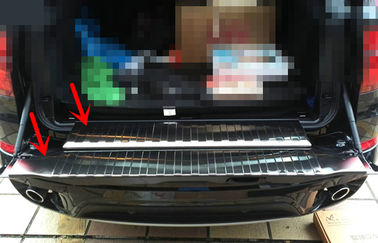 Çin BMW F15 Yeni X5 2014 için paslanmaz çelik arka kapı eşiği plakaları, iç scuff plaka Tedarikçi