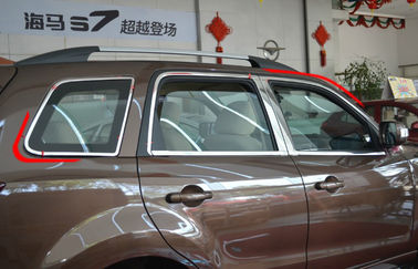 Çin Paslanmaz Çelik Araba Kapısı Pencere Trim Haima S7 2013 2015 Yan Pencere Kalıplama Tedarikçi