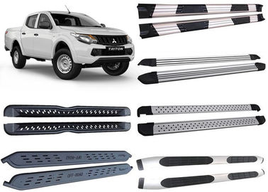 Çin 2015 Mitsubishi Triton L200 Pick Up için isteğe bağlı alaşım ve çelik yan adım levhaları Tedarikçi