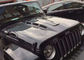 2007-2017 Jeep Wrangler JK için işlevsel havalandırma kapaklı Avenger Style Hood Tedarikçi