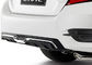 Değiştirme Otomatik Vücut Kitsleri Honda New Civic 2016 2018 Arka Tampon Diffuser Karbon Fiber Tedarikçi