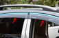 HONDA CR-V 2012 Araba Pencere Vizörleri, Paslanmaz Çelik Çizgi Rüzgar Deflektörleri Tedarikçi