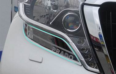 Çin Toyota Prado FJ150 2014 için Profesyonel Chrome Far Çapları / Araba Far Kapakları Tedarikçi